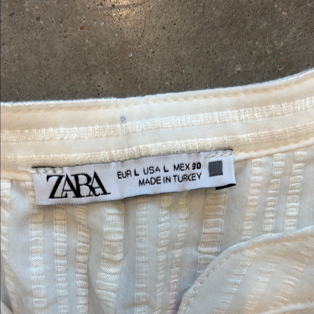 Zara Casual Women's Dress/Beach Cover Up SZ L - Picture 2 of 6
